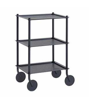 Muuto Flow Trolley 3-laags blauw-grijs