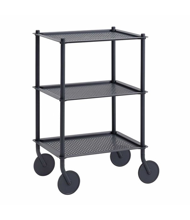 Muuto  Muuto - Flow Trolley Blauw-grijs, 3 laags