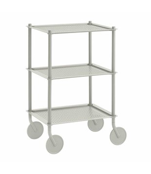 Muuto - Flow Trolley Grijs, 3 laags