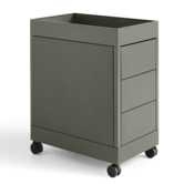 Hay - NO Trolley B 3 drawers - tray top - lock