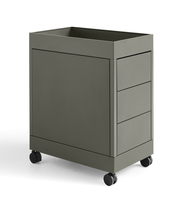 Hay  Hay - NO Trolley B 3 drawers - tray top - lock