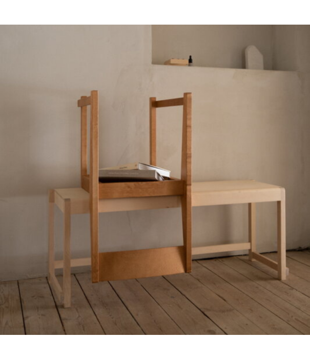 Frama  Bench 01 bank donker hout