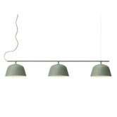 Muuto - Ambit Rail pendant lamp dusty green