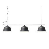 Ambit Rail pendant lamp black