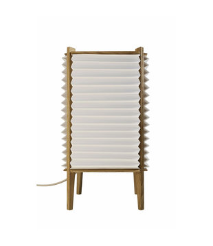 Bee Hive Table Lamp small paper, light oak