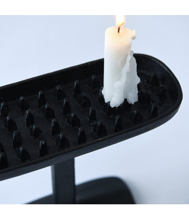 Hay  Hay - Fonte candleholder XL black