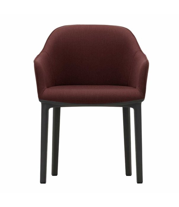 Vitra  Softshell Dining Armchair upholstered, basic dark base