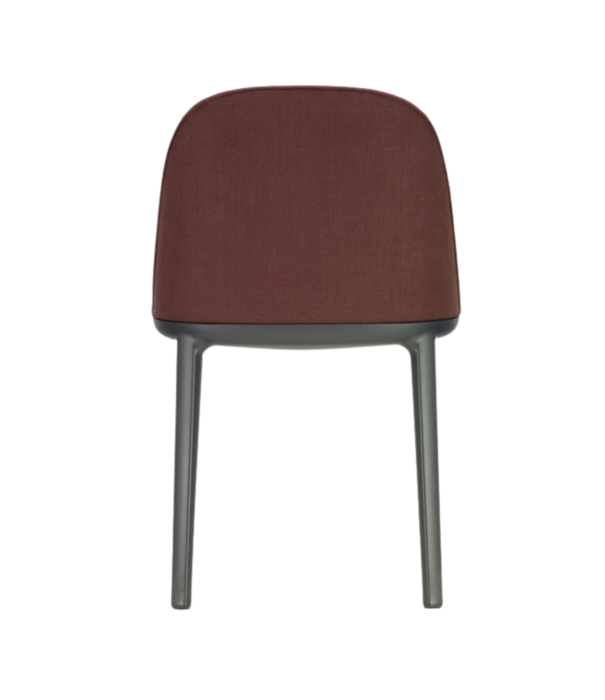 Vitra  Vitra - Softshell side stoel gestoffeerd - zwarte poten