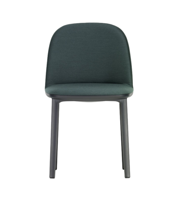 Vitra  Vitra - Softshell side chair upholstered - black base