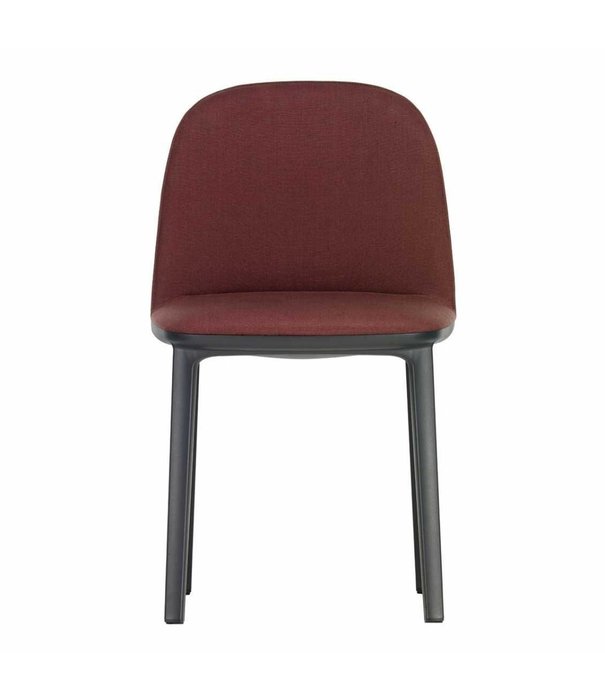 Vitra  Vitra Softshell Eetkamerstoel gestoffeerd , zwarte poten