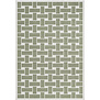 Layered - 60S Geo Basket Weave Rug Olive Grove