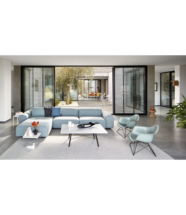 Vitra  Vitra Eames Coffee Table Carrara marble, black ash