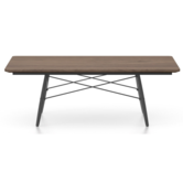 Vitra - Eames Coffee Table rechthoek - walnoot - zwart essen