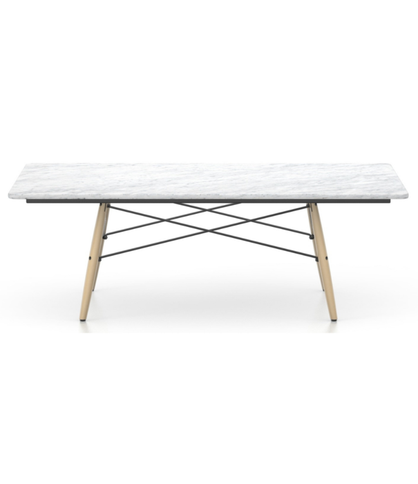 Vitra  Vitra Eames Coffee Table Carrara marble, honey ash