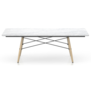 Vitra Eames Salontafel Carrara marmer, honing essen