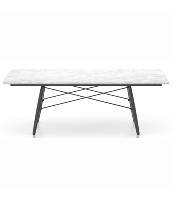 Vitra  Vitra Eames Salontafel Carrara marmer, zwart essen