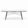 Vitra Eames Coffee Table Carrara marble, black ash