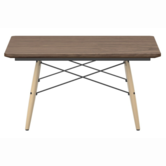 Vitra - Eames Coffee Table vierkant - walnoot - naturel essen