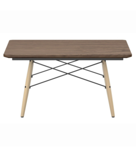 Vitra - Eames Coffee Table walnut, honey ash 76 x 76