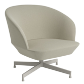 Muuto - Oslo lounge chair Vidar 146 - grey swivel