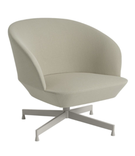 Oslo Lounge Stoel Vidar 146, swivel grijs