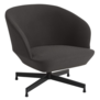 Muuto - Oslo lounge chair Ocean 50 - black swivel