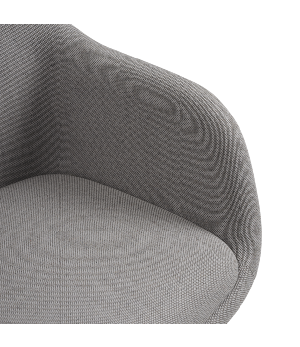 Muuto  Muuto - Fiber Conference Armchair / Swivel Base w. Gas Lift, Castors and Tilt