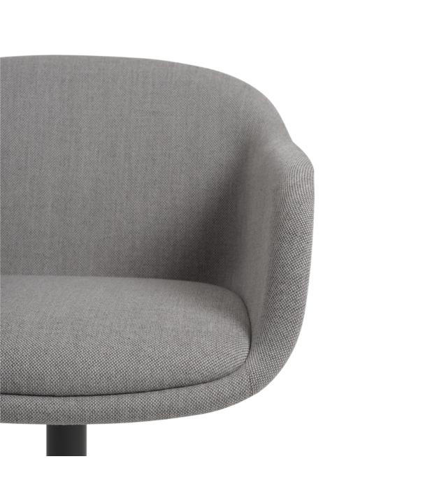 Muuto  Muuto - Fiber Conference Armchair / Swivel Base w. Gas Lift, Castors and Tilt