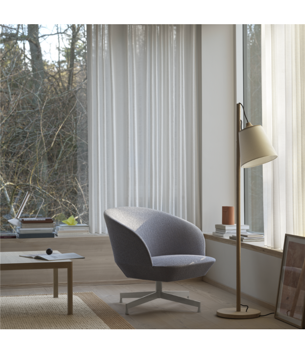 Muuto  Muuto - Oslo lounge chair Vidar - grey base