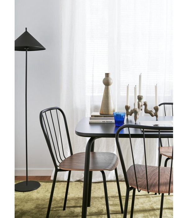 Maze  Maze  Same Dining Chair walnut, black