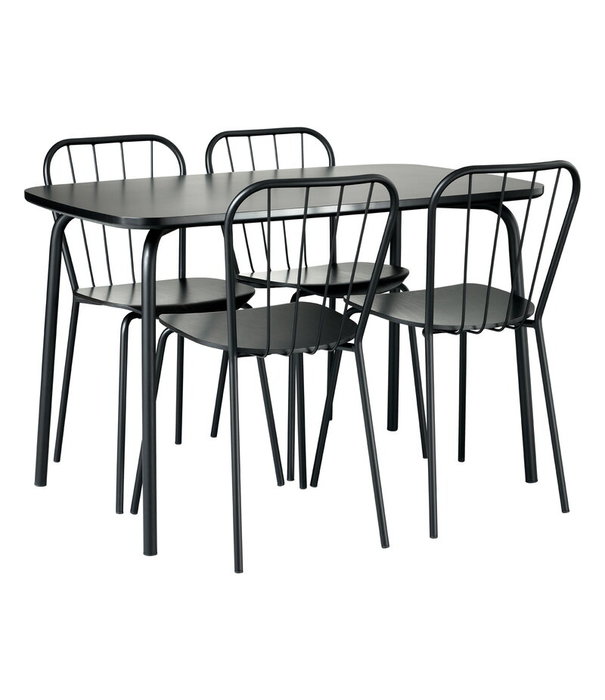 Maze  Maze Same Dining Table black, black
