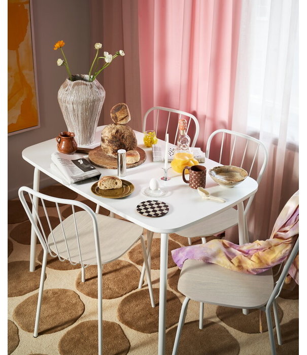 Maze  Maze Same Eettafel wit, wit