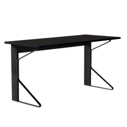 ARTEK Kaari desk REB 005 black oak - black glossy HPL