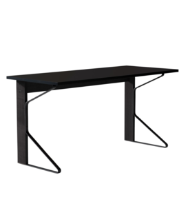 Artek - Kaari Desk REB 005  bureau zwart eiken, zwart Linoleum