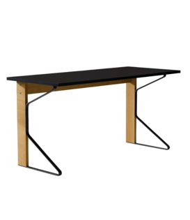 Artek - Kaari Desk REB 005 bureau eiken, zwart high gloss HPL