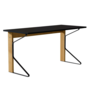 Artek - Kaari Desk REB 005 oak, black high gloss HPL