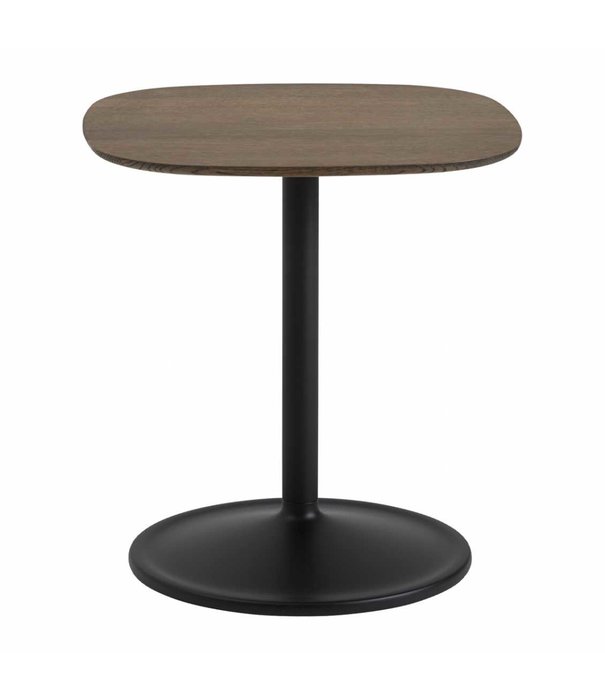 Muuto  Muuto - Soft Side Table oiled oak, off white base 45 x 45