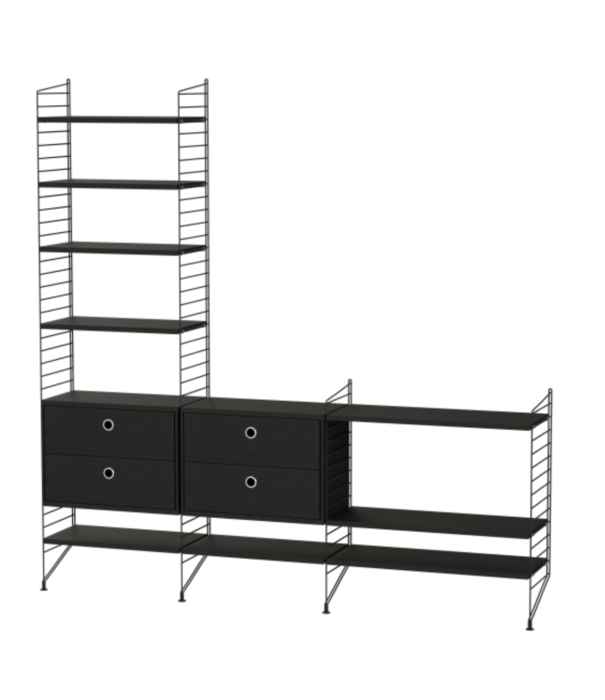 String  Furniture String Woonkamer J combinatie hout