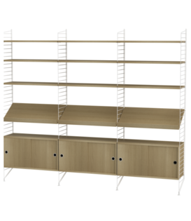 Woonkamer G combinatie  hout