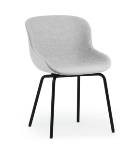 Normann Copenhagen -Hyg dining chair upholstered - steel base