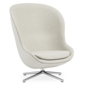 Normann Copenhagen - Hyg lounge stoel hoog - swivel aluminium