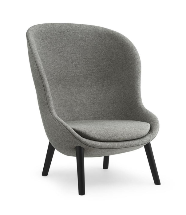 Normann Copenhagen  Normann Copenhagen - Hyg lounge chair high - oak base