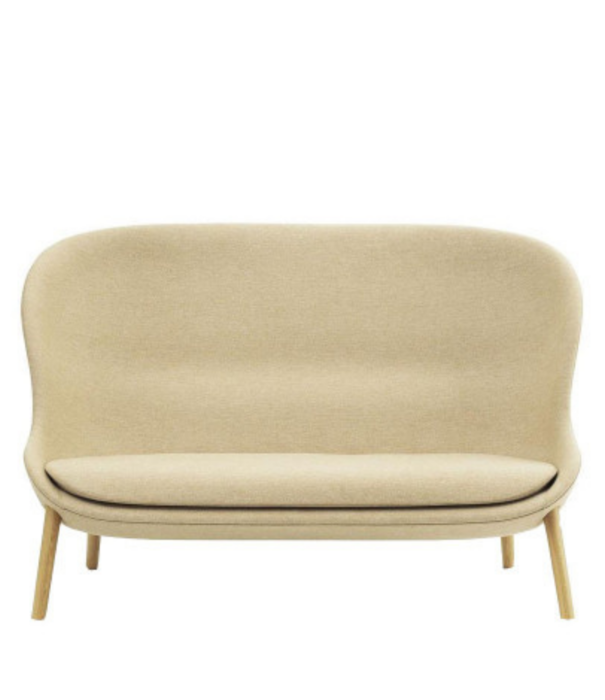 Normann Copenhagen  Normann Copenhagen - Hyg 2 seater sofa oak base - L168 cm.