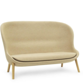 Normann Copenhagen - Hyg 2 seater sofa oak base - L168 cm.