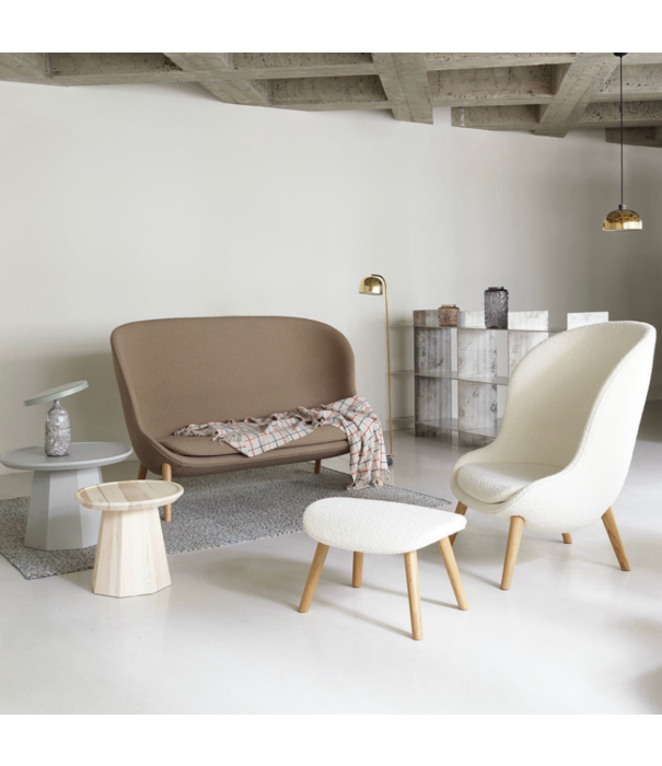 Normann Copenhagen  Hyg Lounge Chair high back, oak legs