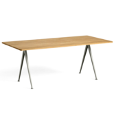Pyramid 02 Dining Table oiled oak, beige base 190