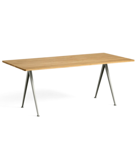 Hay -  Pyramid table 02 clear oak, beige L190