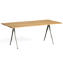 Hay -  Pyramid tafel 02 helder gelakt eiken - beige  L190 cm.