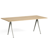 Hay - Pyramid table 02 matte lacquered oak L190 cm.