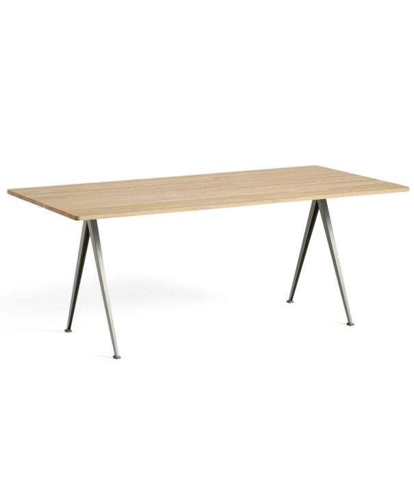 Hay  Hay - Pyramid table 02 matte lacquered oak L190 cm.